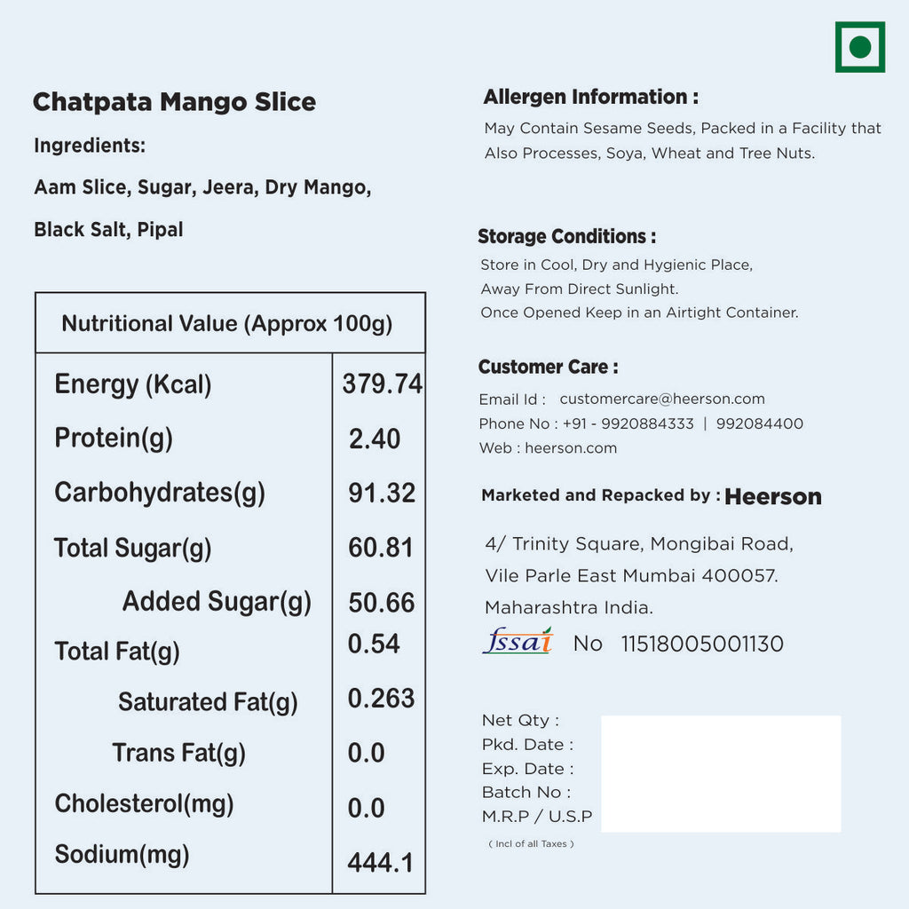 Heerson Aplam Chaplam. Mango candy mix