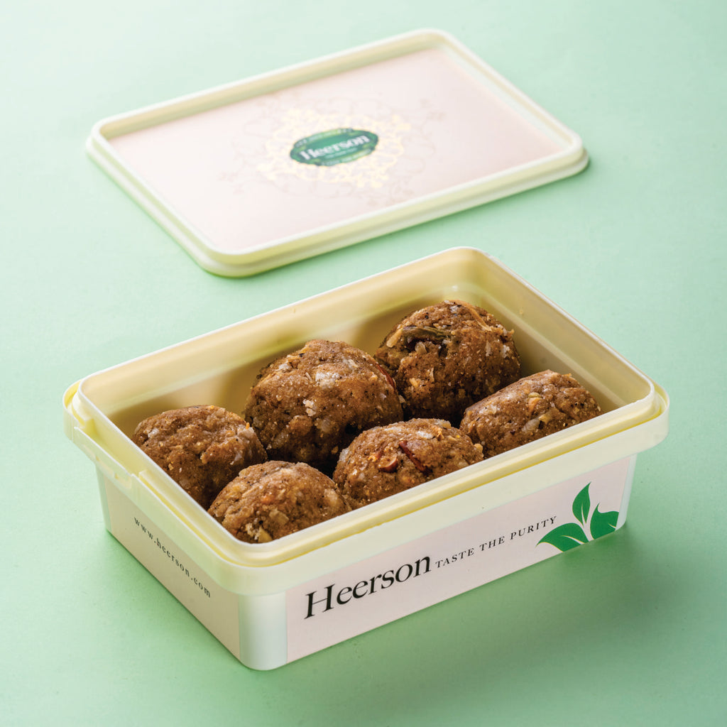 Heerson Dink Ladoo. Premium edible gum sweet.