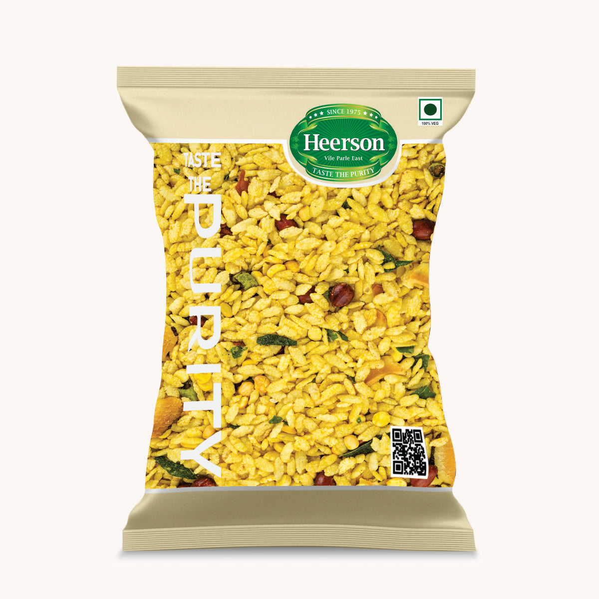 Heerson Lite Baroda Mixture. Premium low-calorie snack.