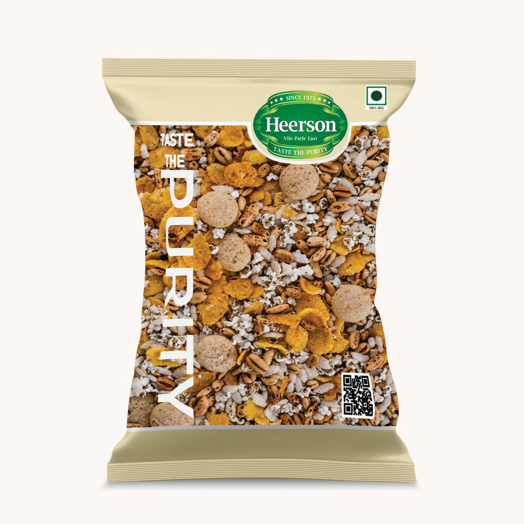 Heerson Lite Multigrain Chiwda. Premium healthy snack.