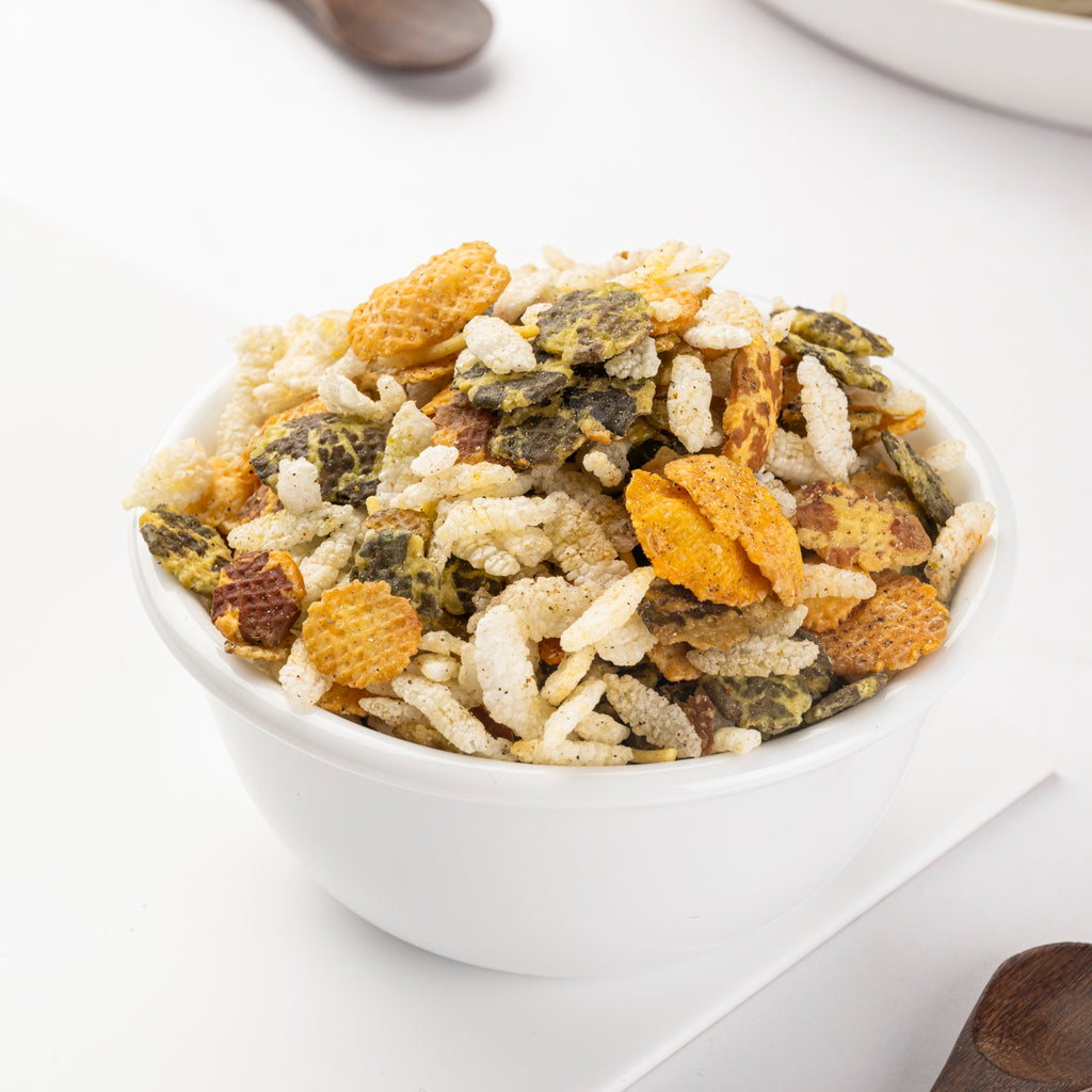 Heerson Low-Cal Navratna Mix. Blend of cereals and spices.