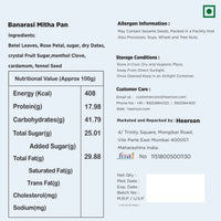 Heerson Paan Mukhwas with Betel Leaves and Rose Petals.