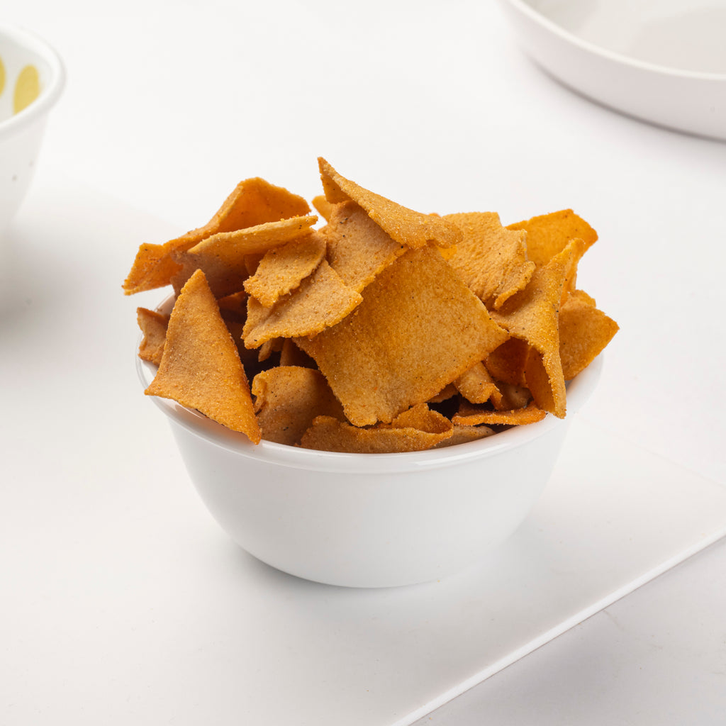 Heerson Soya Papdi. Crunchy and flavorful.