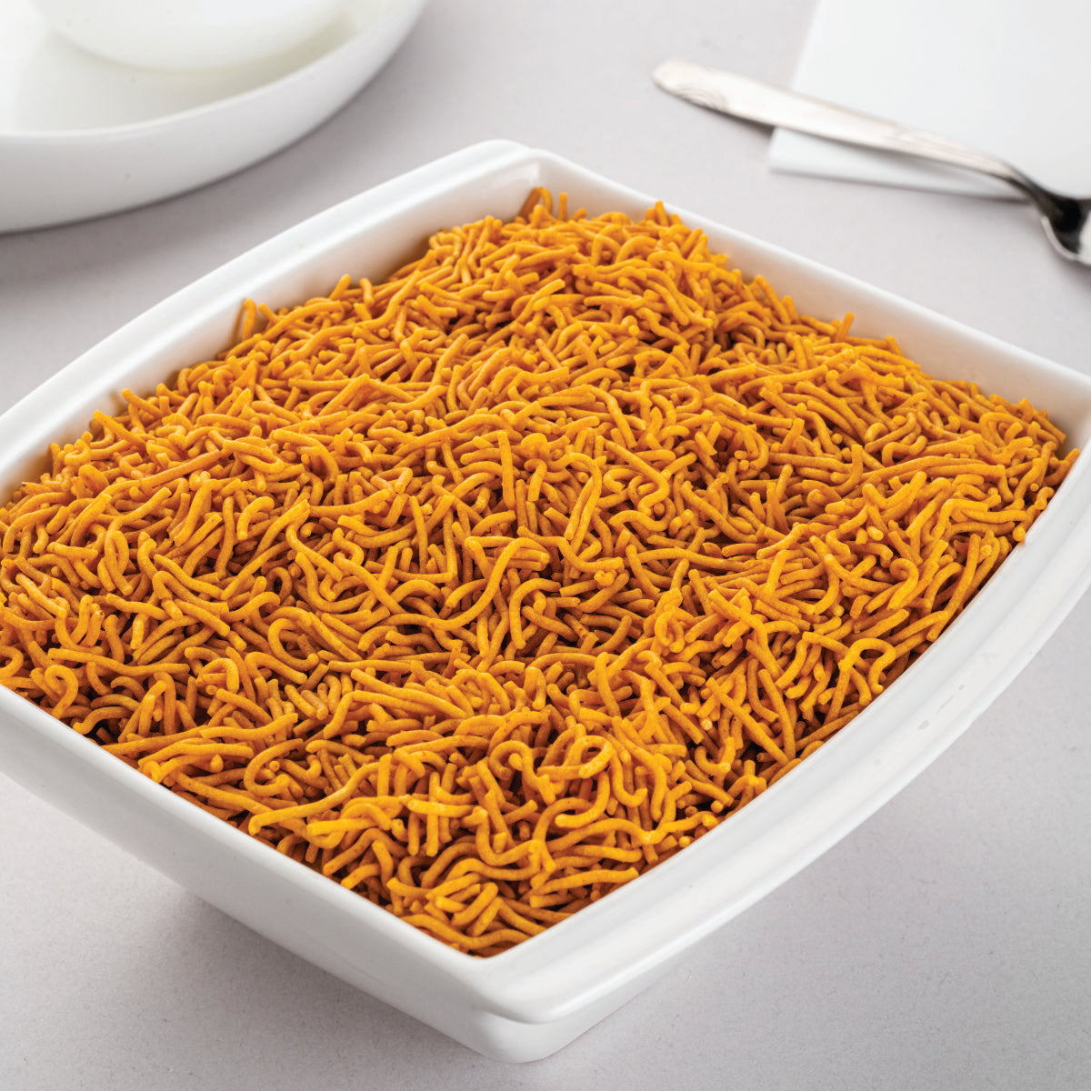 Heerson Tikha Gathiya. Gram flour and spices blend.