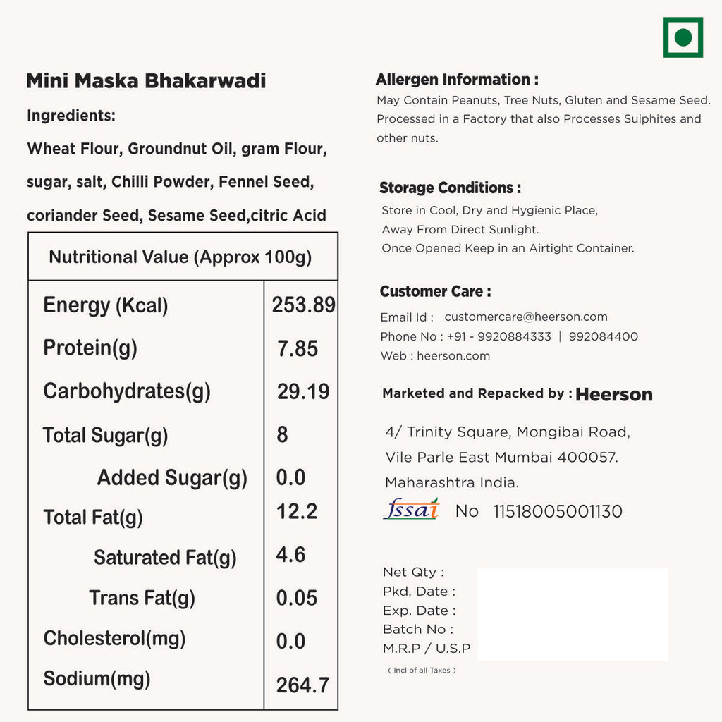 Mini Masaka Bhakarwadi