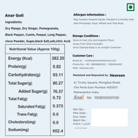 Sugar-Free Anardana Goli with Pomegranate and Black Pepper.