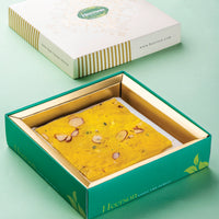 Bombay Ice Halwa by Heerson. Paper thin kesar halwa
