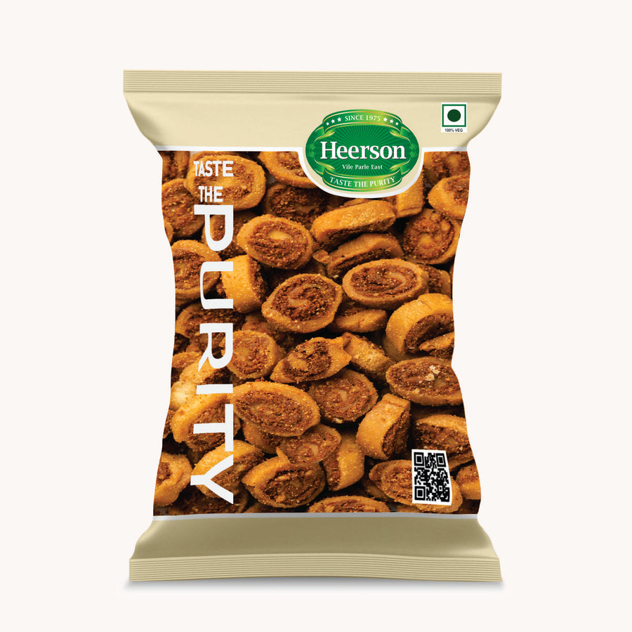 Butter Bhakarwadi by Heerson. Premium Marathi roll snack.
