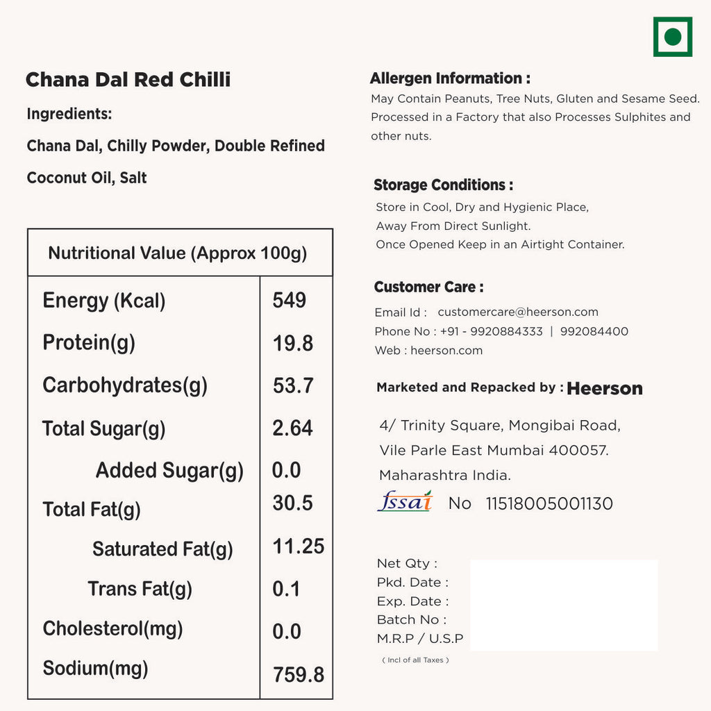 Chana Dal Red Chilli 