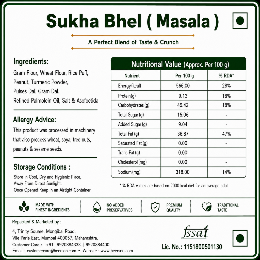 Sukha Bhel ( Masala )
