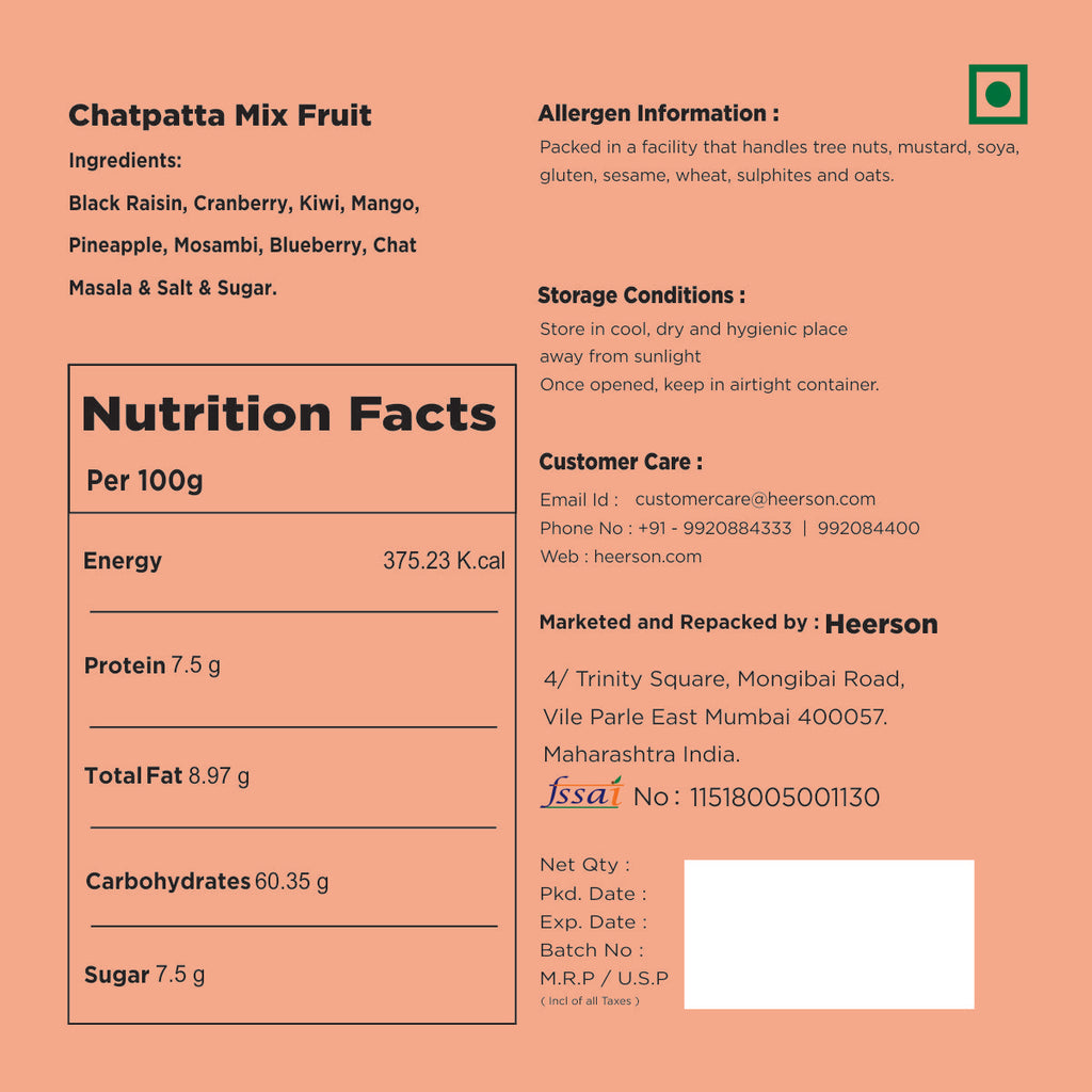 Chatpatta Mix Fruit