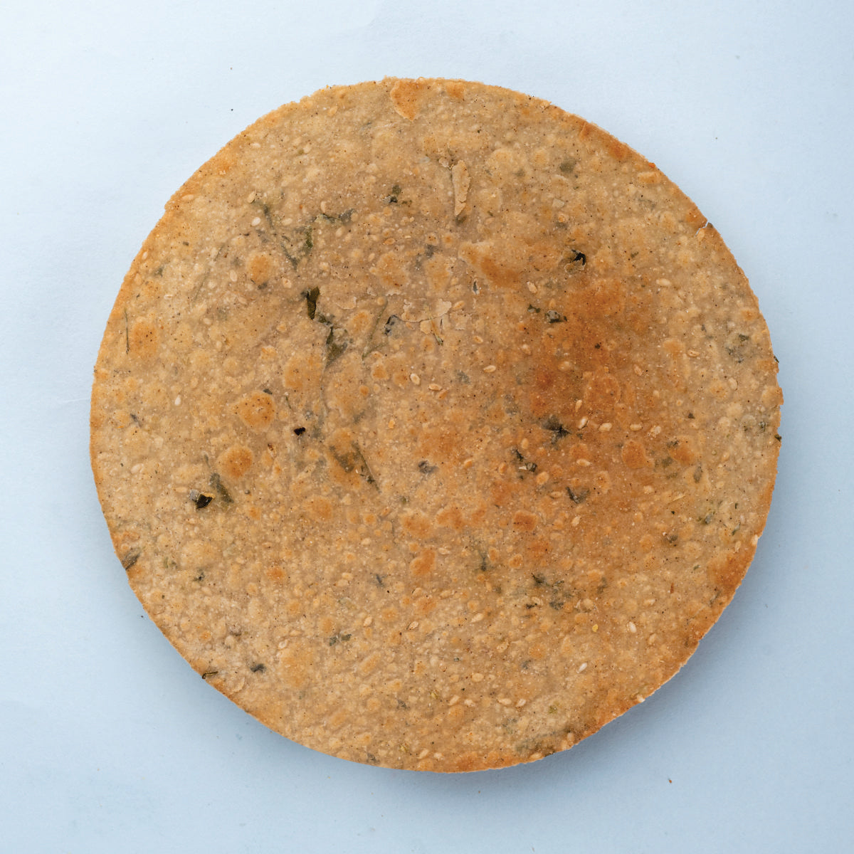 Heerson Bajra Methi Khakhra. Bajra & wheat flour snack with fenugreek.
