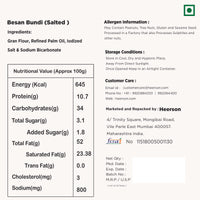 Heerson Besan Bundi. 200g Pack of Salted Chickpea Bites.
