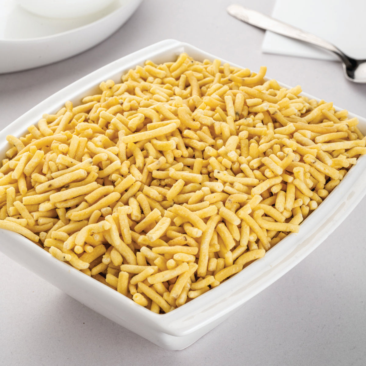 Heerson Bhavnagri Gathiya. Crunchy chickpea flour sticks.
