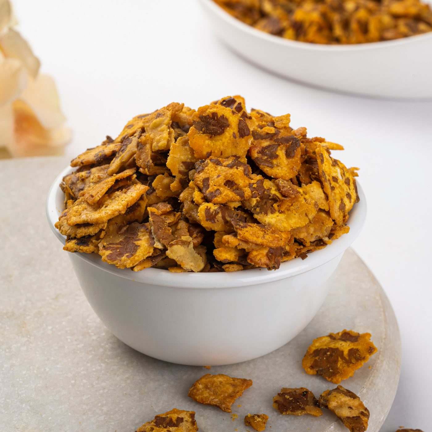 Heerson Chana Jor Garam. Flattened and fried chickpeas.
