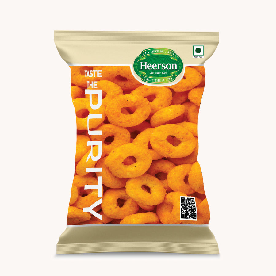 Heerson Cheese Ring. Festive Indian snack.
