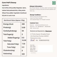 Heerson Cheese Ring packaging. 70g pack.
