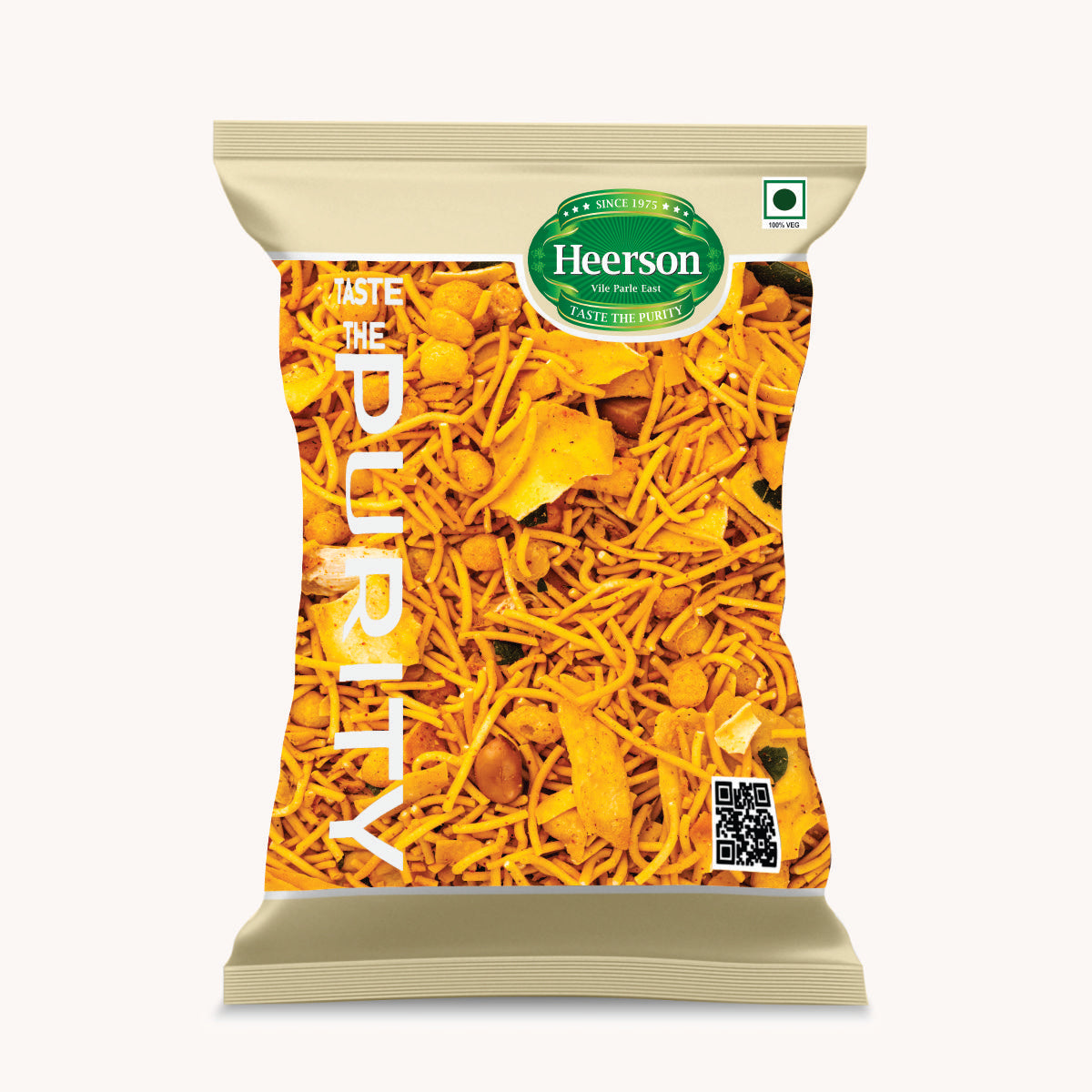 Heerson Garlic Mixture. Premium spicy snack.
