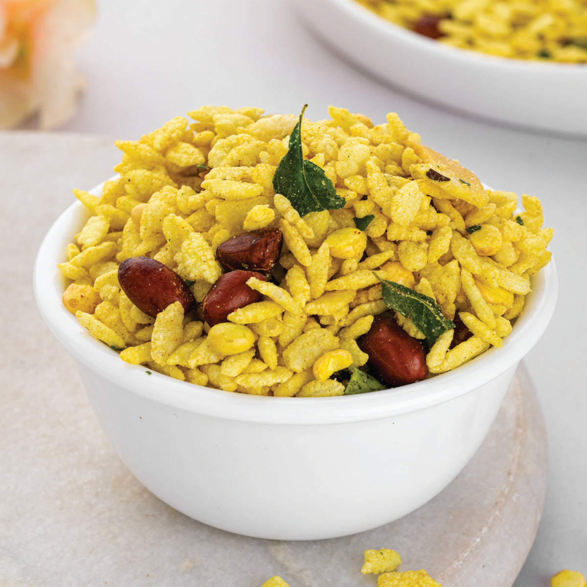 Heerson Lite Baroda Mixture. Rice flakes and peanuts blend.
