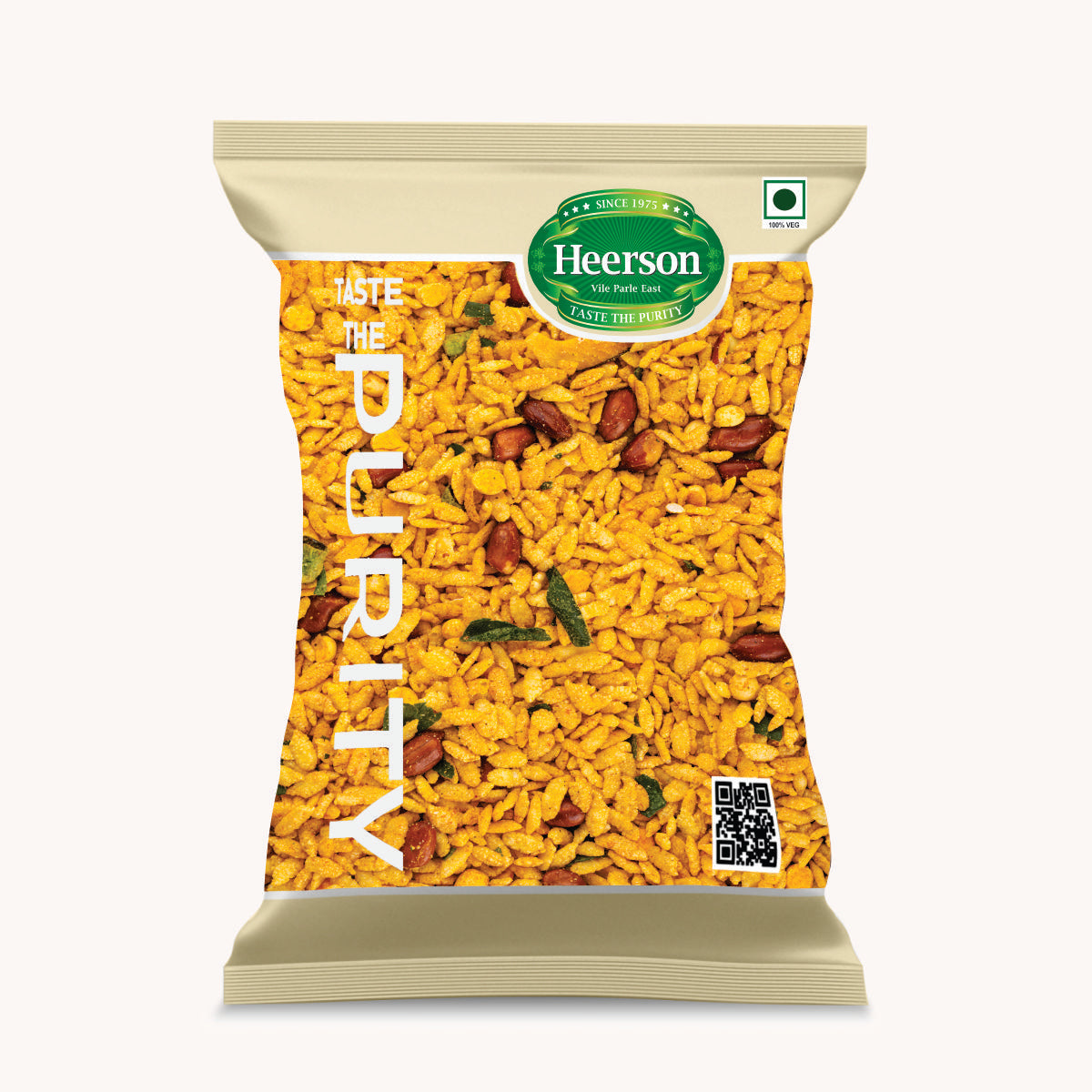 Heerson Lite Mahalaxmi Chiwda. Premium low-calorie snack.
