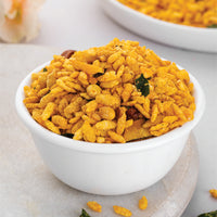 Heerson Lite Mahalaxmi Chiwda. Rice flakes and peanuts blend.
