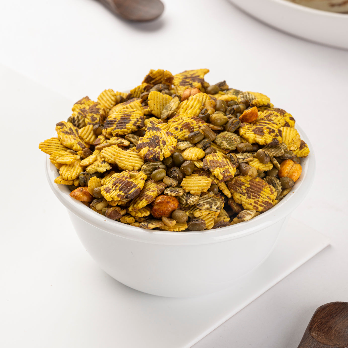 Heerson Low-Cal Protein Mix. Roasted green gram, yellow gram, and Bengal gram blend.
