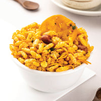 Heerson Masala Bhel. Rice puff and gram flour blend.
