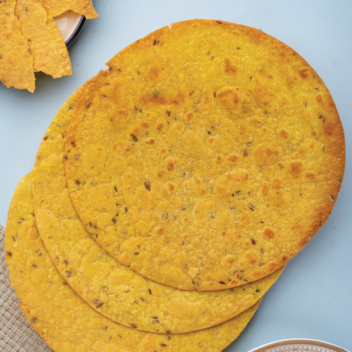 Heerson Masala Khakhra. Premium spicy wheat khakhra.
