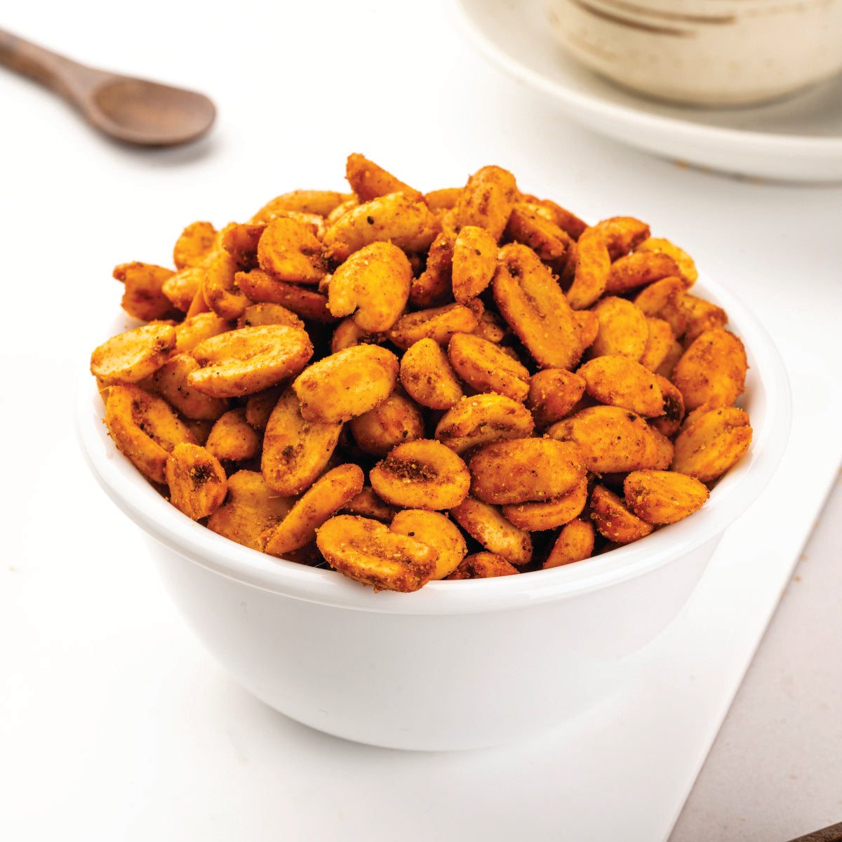 Heerson Masala Sing Bhajiya. Peanuts coated in gram flour and spices.
