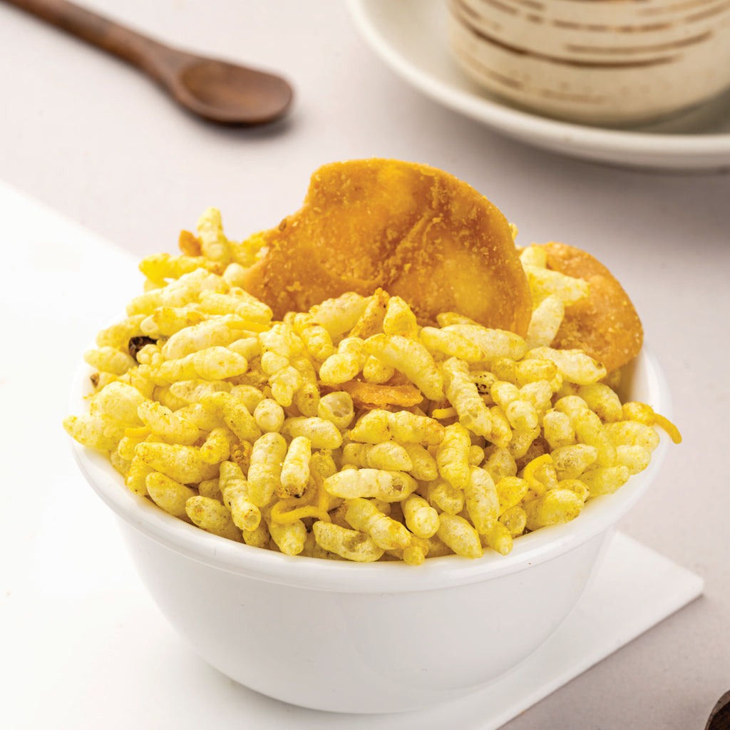 Heerson Sev Kurmura. Rice puffs and sev blend.
