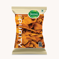 Heerson Soya Papdi. Premium protein snack.
