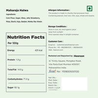Maharaja-Halwa-nutrition-order-mithai-sweets-online