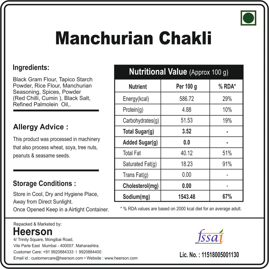 Manchurian Chakli 