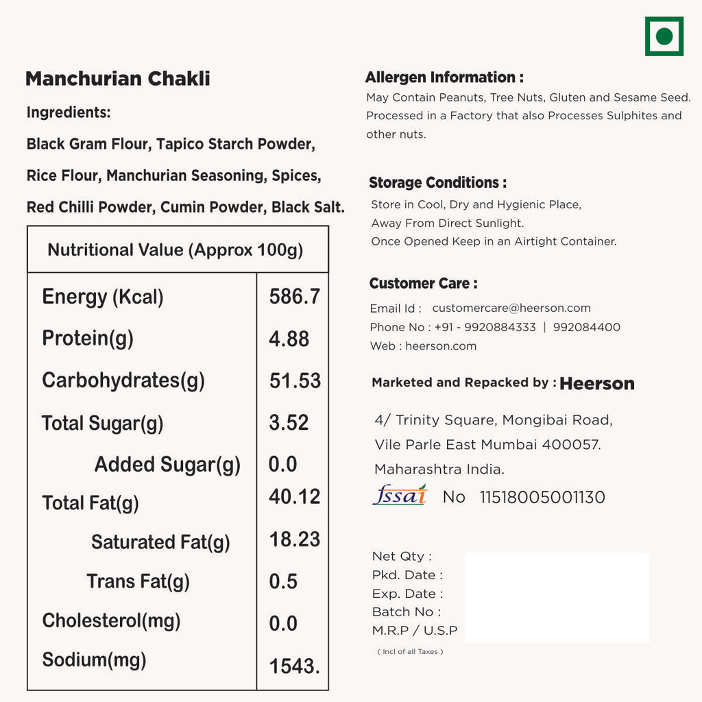 Manchurian Chakli 