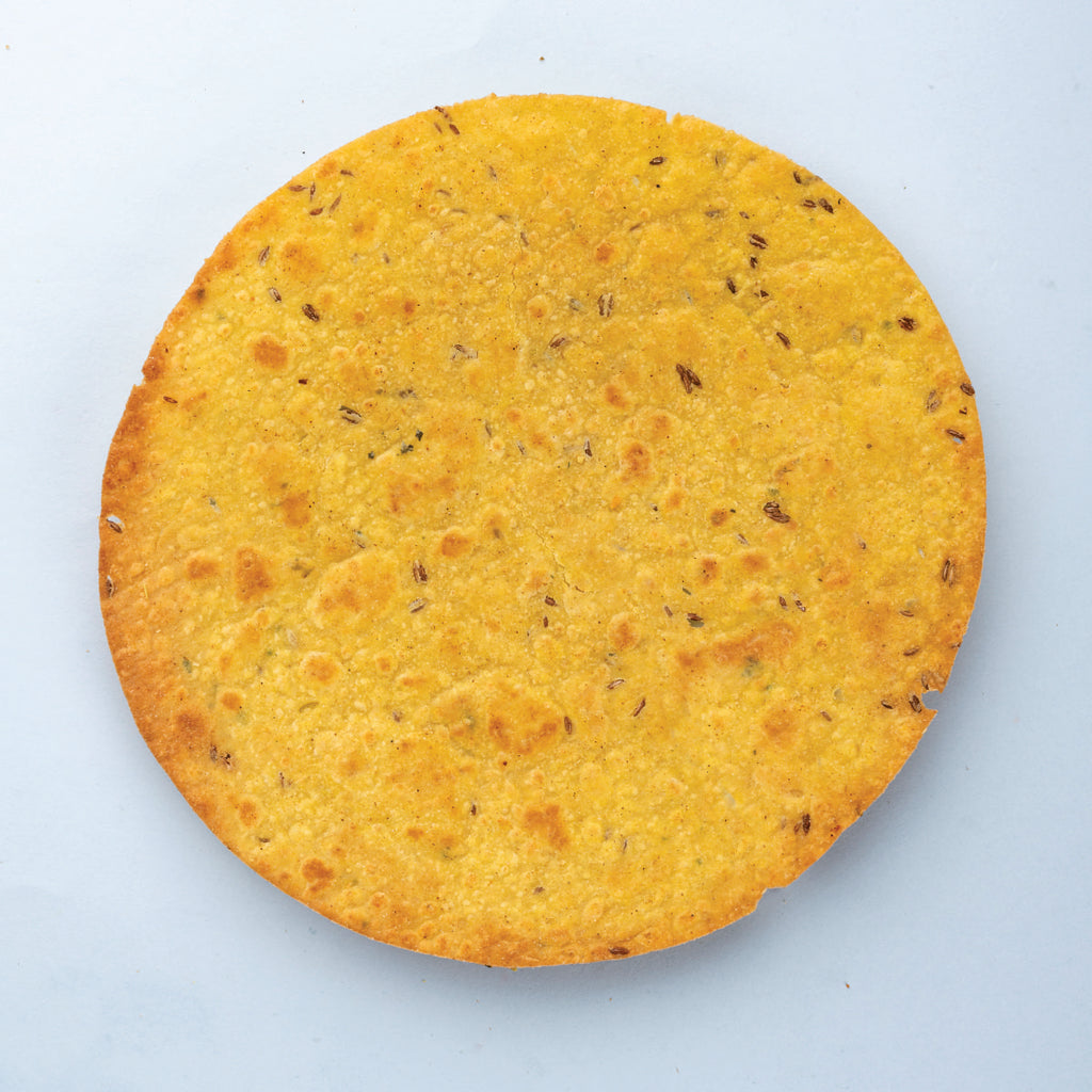 Masala Khakhra by Heerson. Whole wheat and spice snack.
