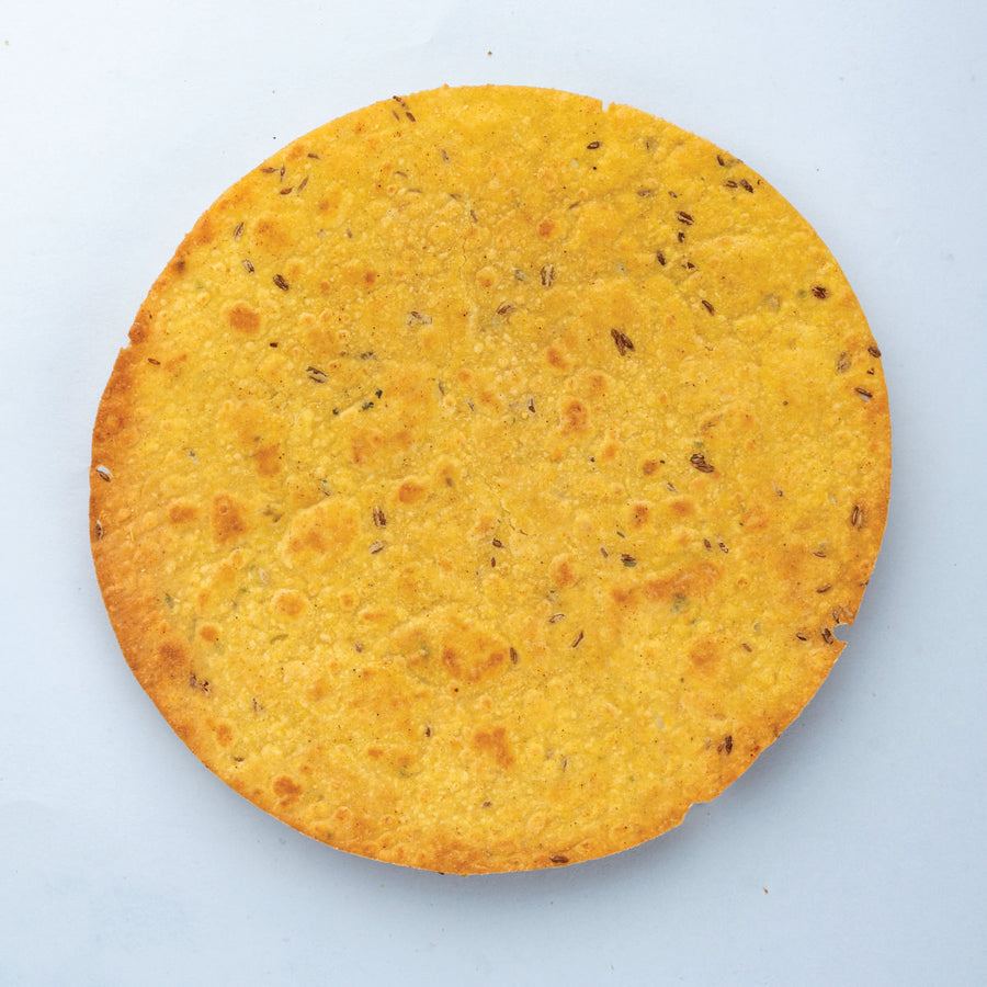 Masala Khakhra by Heerson. Whole wheat and spice snack.
