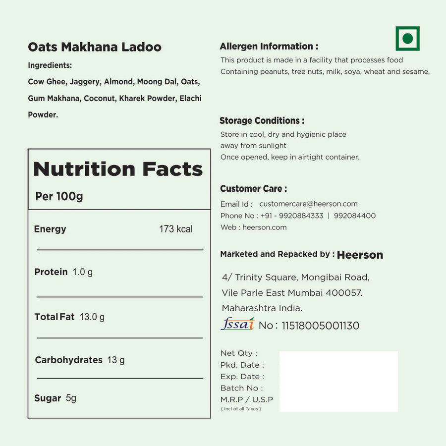 Oats-Makhana-Ladoo-nutrition-order-mithai-sweets-online