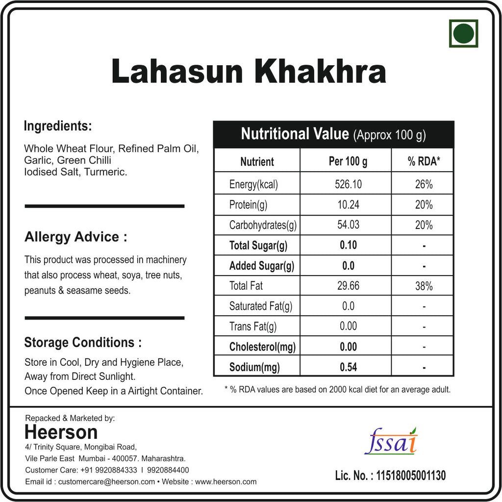 Lahasun Khakhra