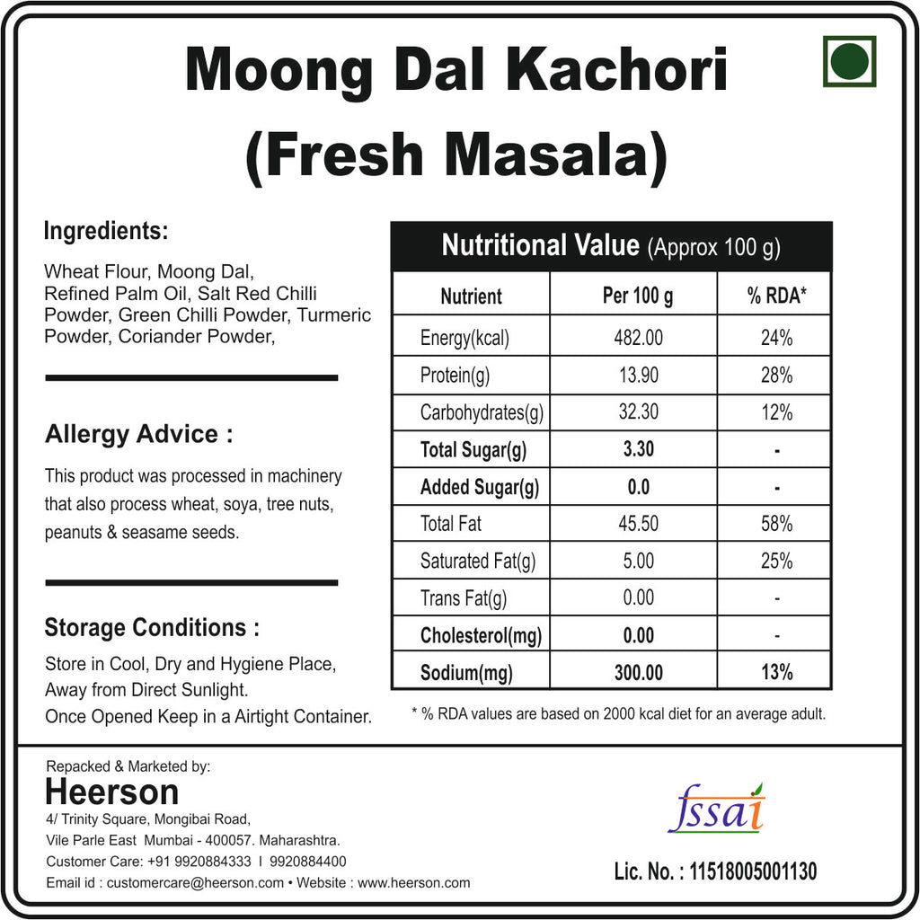 Moong Dal Kachori (fresh Masala)