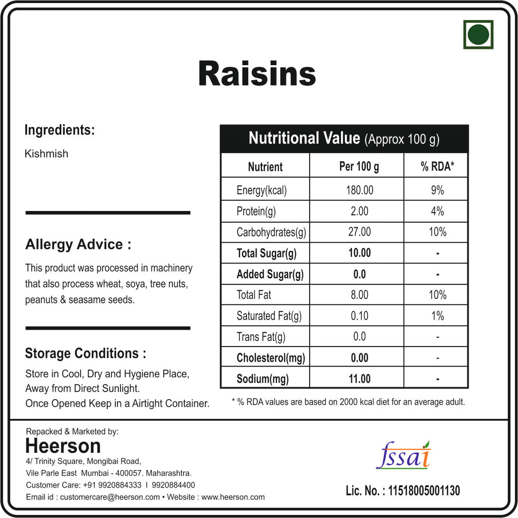 Raisins