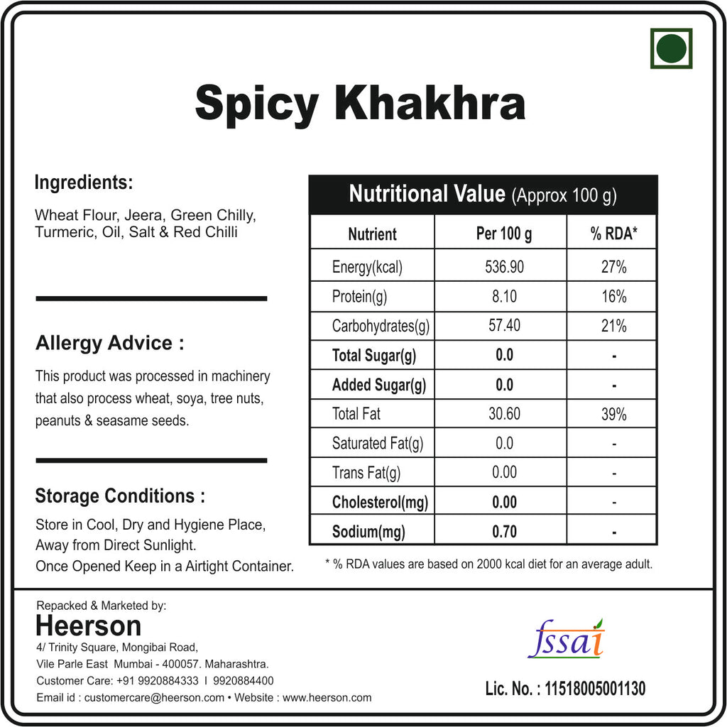 Spicy Khakhra